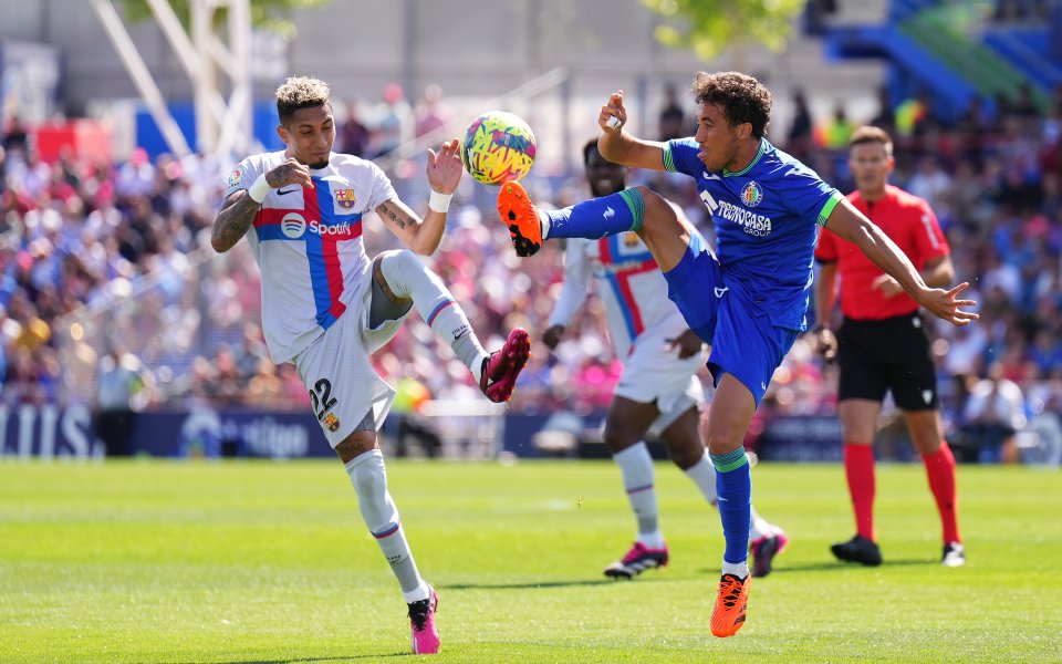 Хетафе и Барселона играят при резултат 0:0 в мач от 29-ия