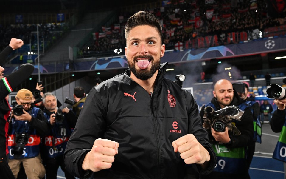 Авторът на гола за Милан при равенството 1:1 с Наполи