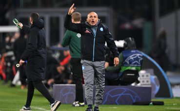 Старши треньорът на Наполи Лучано Спалети остана изключително ядосан