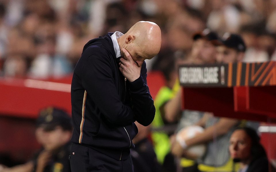 Мениджърът на Манчестър Юнайтед - Ерик тен Хаг, беше много