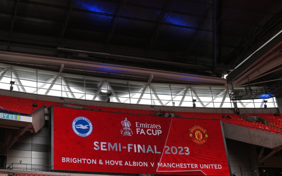 Брайтън и Манчестър Юнайтед се изправят един срещу друг на