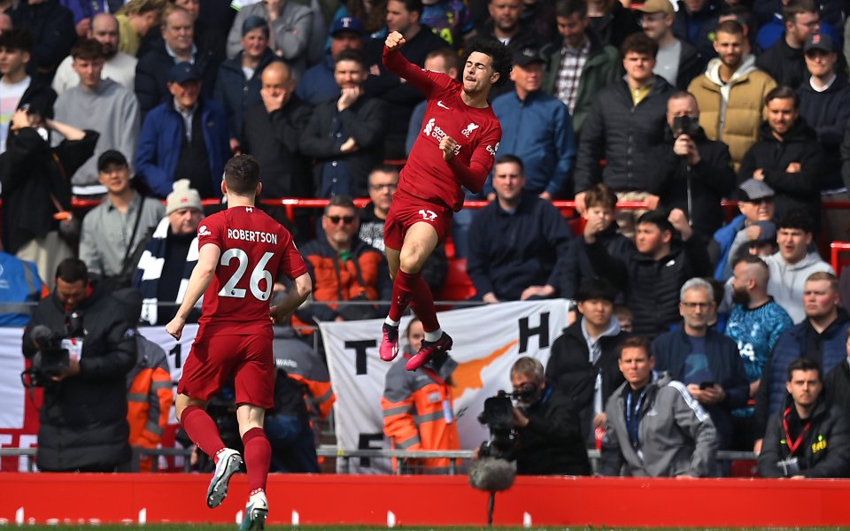 Ливърпул - Тотнъм, Висша лига