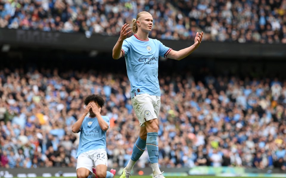 Мениджърът на Манчестър Сити Пеп Гуардиола побесня срещу Ерлинг Халанд