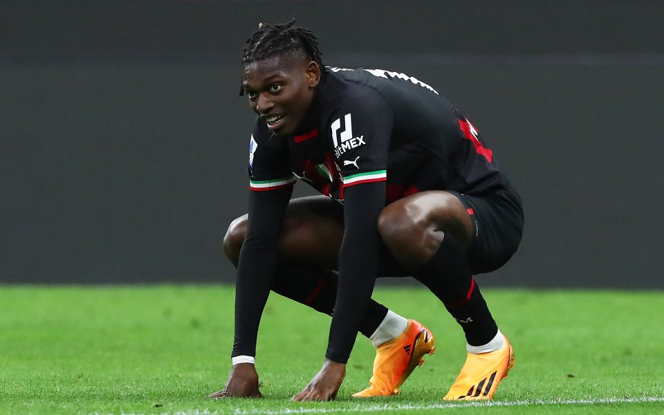 Звездата на бившия вече италиански шампион Милан - Рафаел Леао,