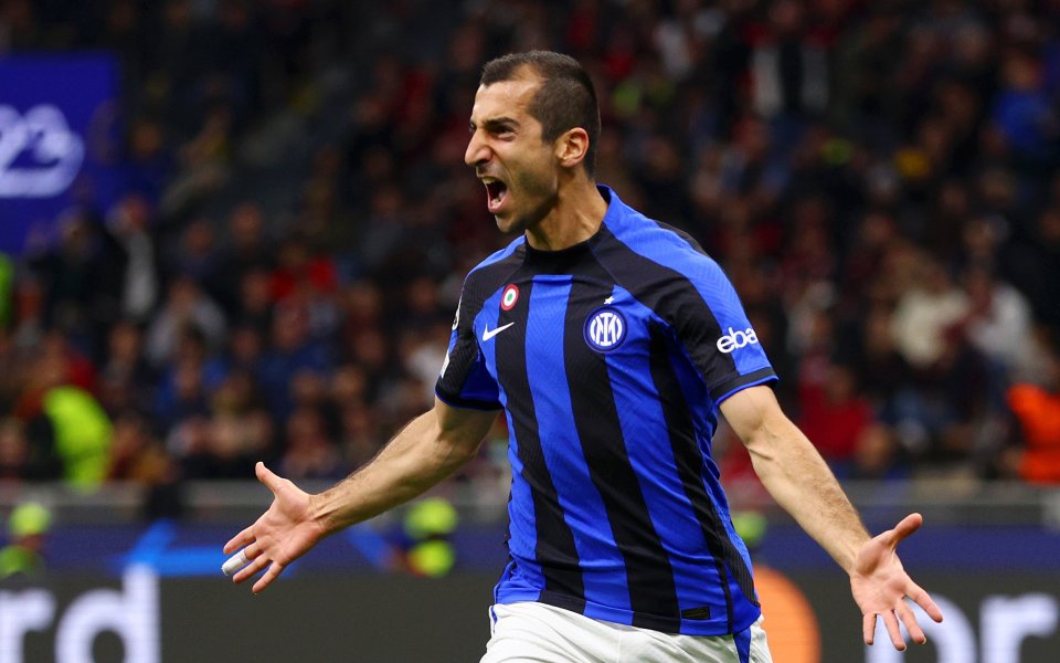 Халфът на Интер Хенрих Мхитарян бе избран за играч на