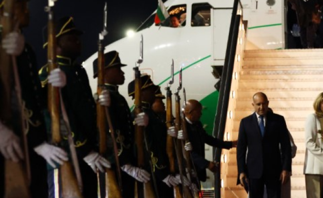 Президентът Радев и първата дама пристигнаха в Република Южна Африка