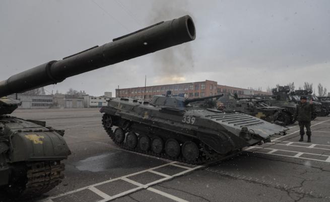Какво става, големи експлозии в Луганск