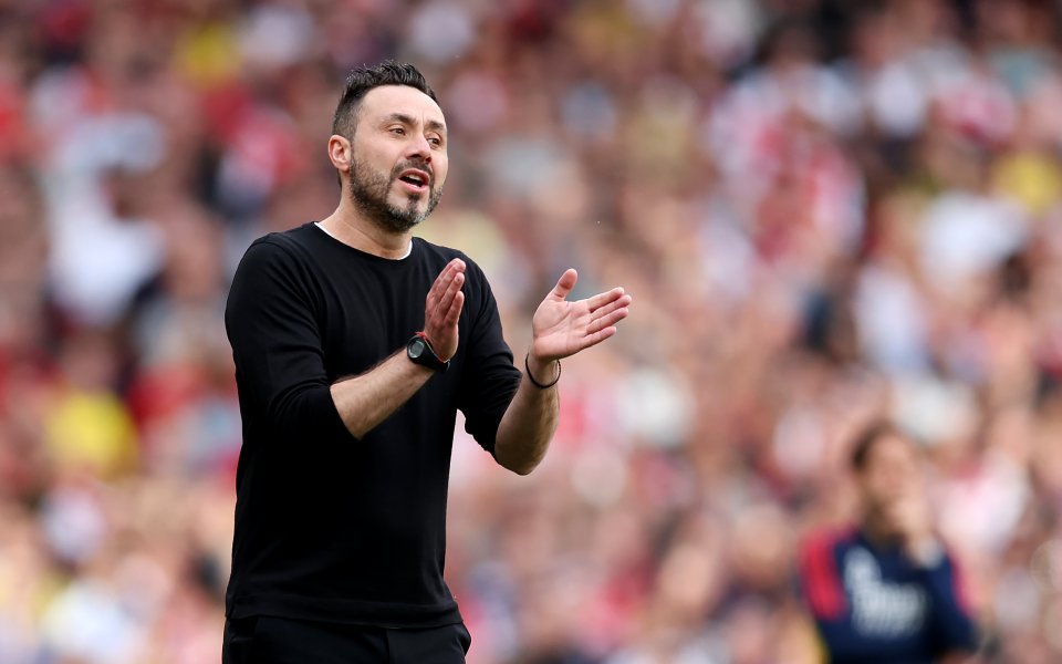 Мениджърът на Брайтън - Роберто Де Дзерби, е вдъхновил отбора