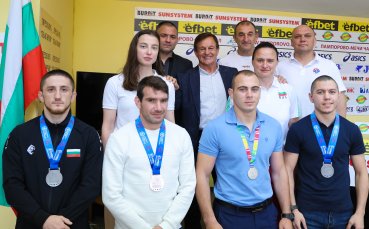Българските медалисти от Европейското първенство по самбо получиха парични премии