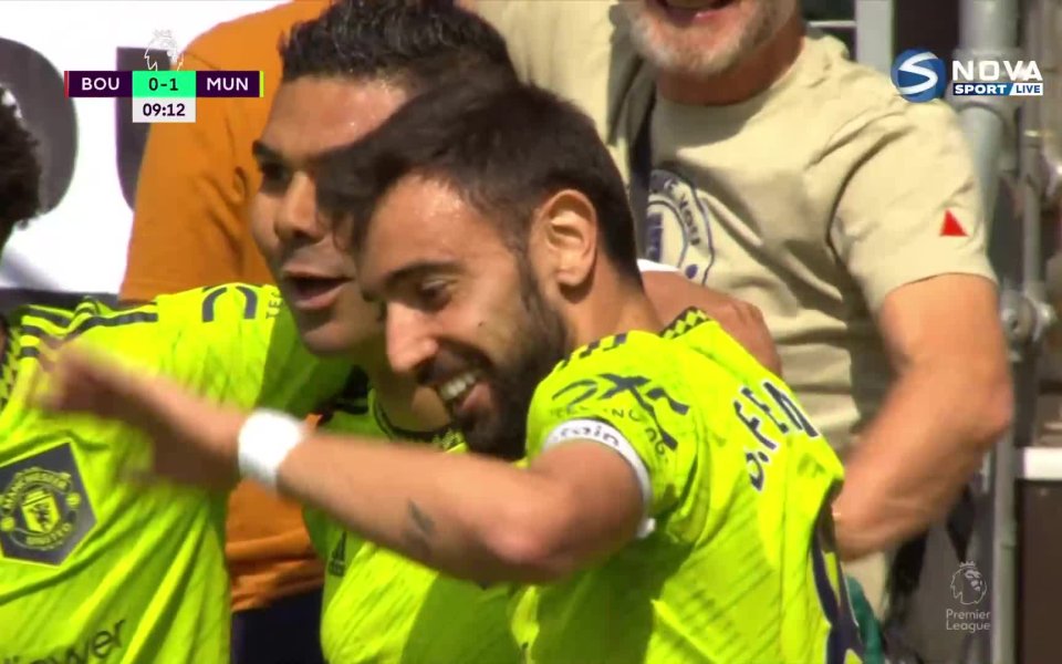 В 9-а минута Каземиро намери пространство в наказателното поле, а