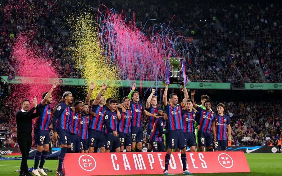 Барселона вдигна титлата в Ла Лига