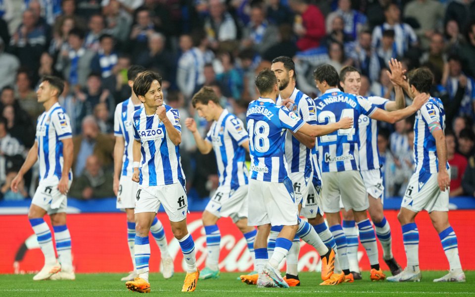 Реал Сосиедад почти си гарантира място в топ 4 и