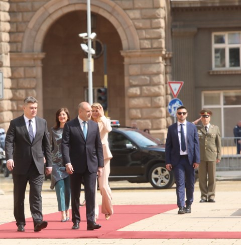 <p>Президентът на Хърватия Зоран Миланович на посещение у нас</p>