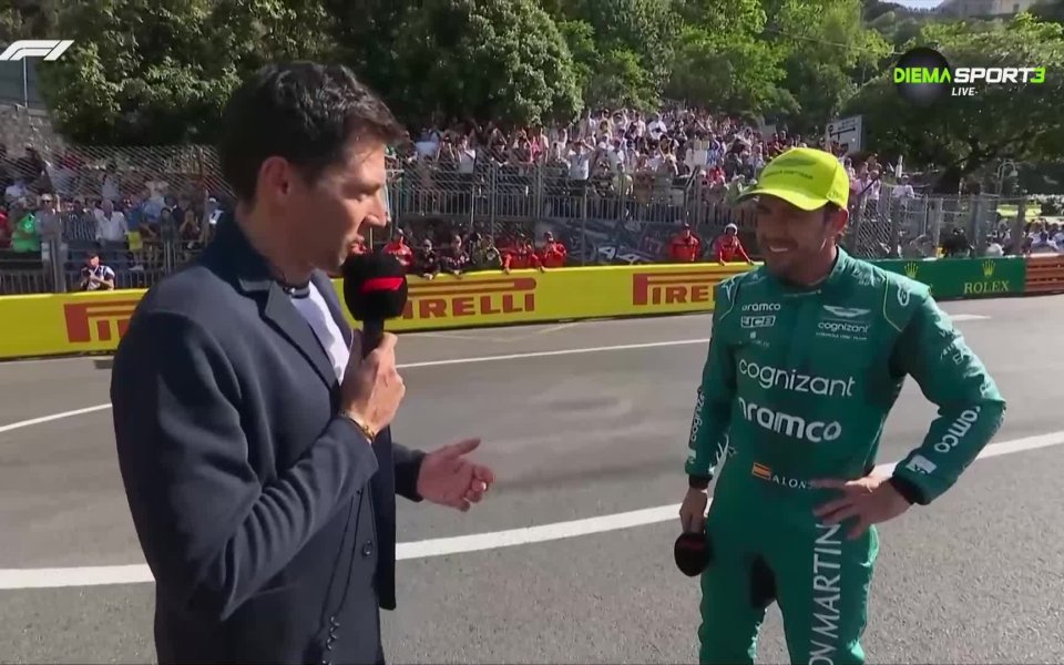 Фернандо Алонсо ще стартира втори в Гран При на Монако.