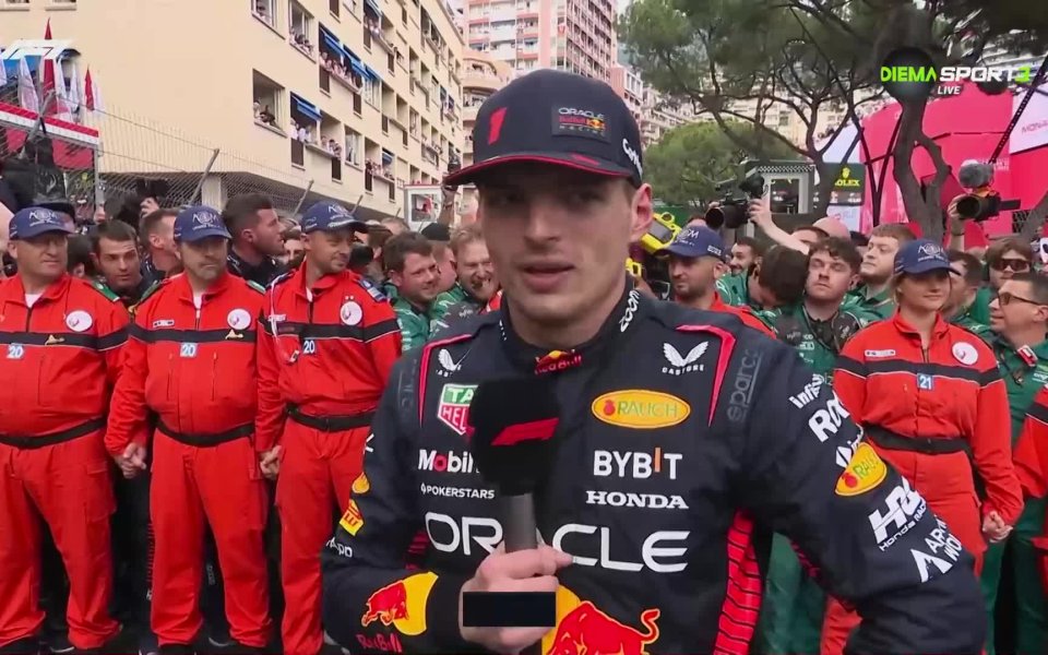 Победителят в Гран При на Монако – Макс Верстапен, даде