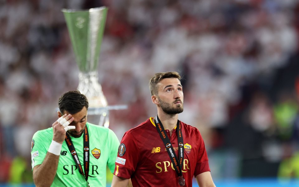 Халфът на Рома Браян Кристанте не скри разочарованието си от