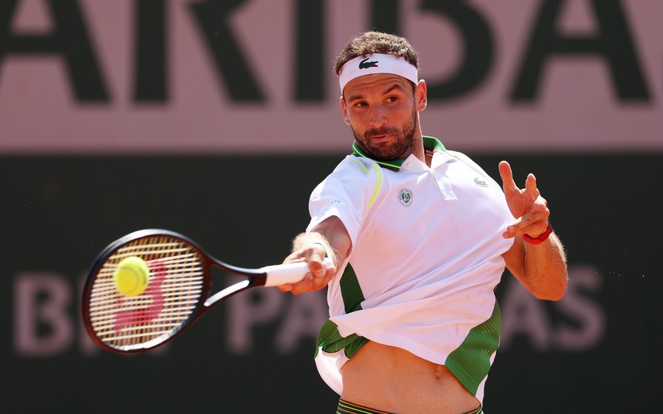 Най-добрият български тенисист Григор Димитров играе срещу Емил Руусувуори в