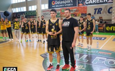 Баскетболистът на Ахил Павел Тодоров бе избран за Най полезен играч