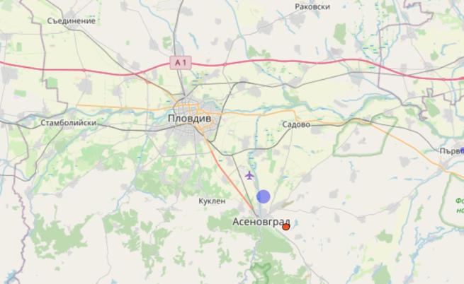Актуална сеизмологична обстановка в района на Асеновград към 16 часа