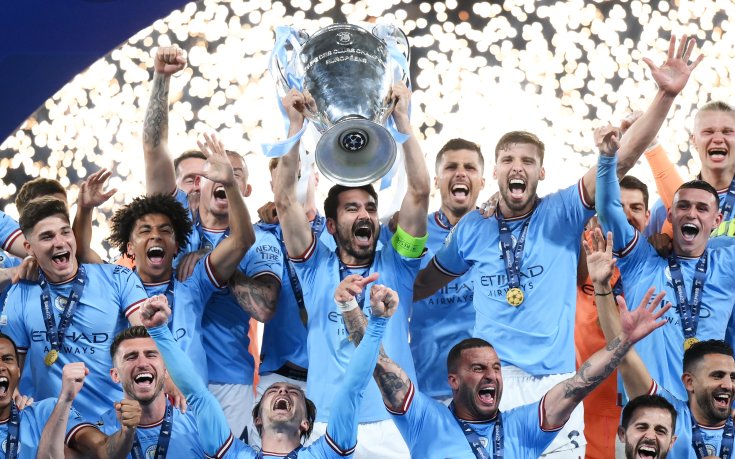 Манчестър Сити вдигна мечтания трофей от Шампионската лига (снимки)