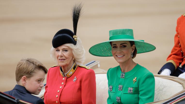  Принцесата на Уелс идва на Парада на знамената 