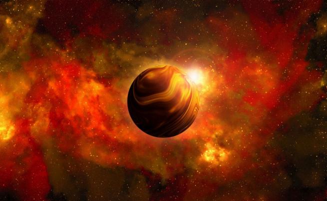 Учени: Странна, светеща в червено планета може би се 