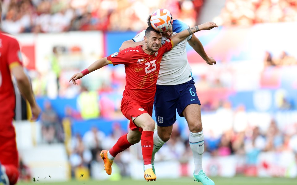 Англия и Северна Македония играят при 1:0 в мач четвъртия