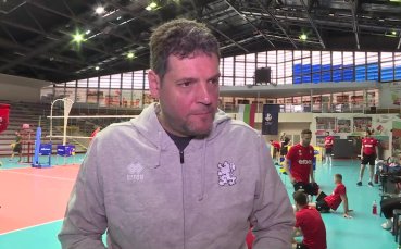 Треньорът на националния отбор на България по волейбол Пламен Константинов