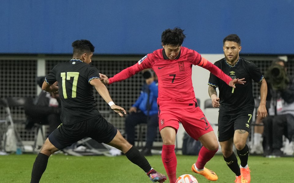 Южна Корея бе удържан за равенство 1:1 от Ел Салвадор,