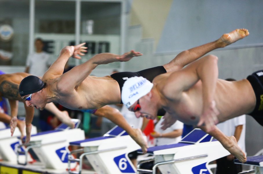 Антъни Иванов и Йосиф Миладинов на Държавното първенство по плуване1