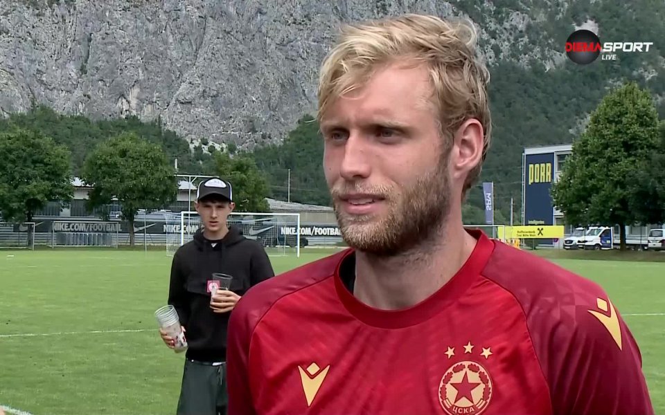 Полузащитникът на ЦСКА – Джонатан Линдсет, говори след успеха над