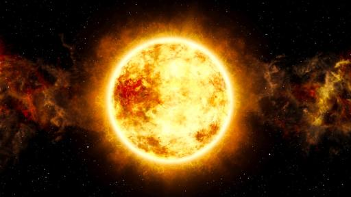 <p>Четири области на Слънцето експлодираха едновременно</p>