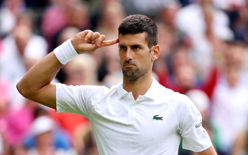 Световният №2 Новак Джокович постигна 30-ата си поредна победа на