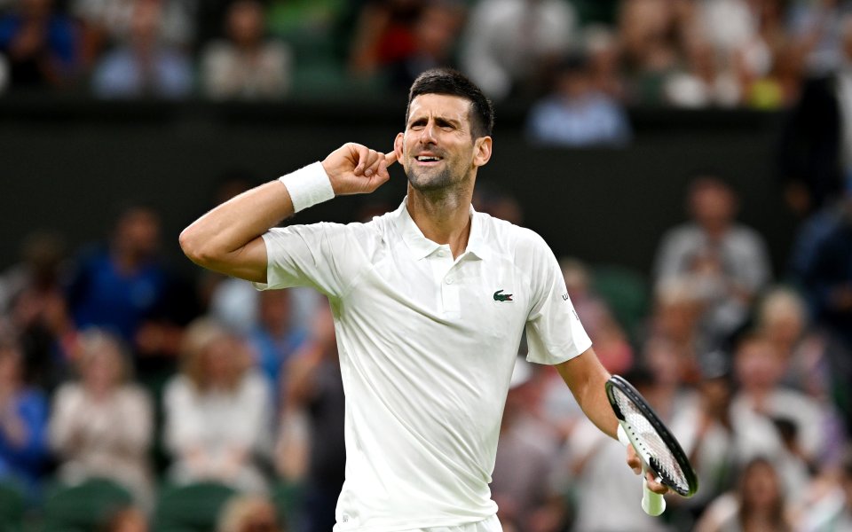 Поставеният под номер 2 в схемата на Откритото първенство на