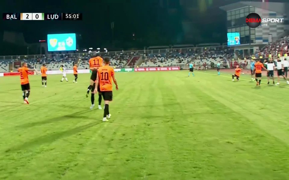 Десет след подновяването на втората част Балкани вкара второ попадение