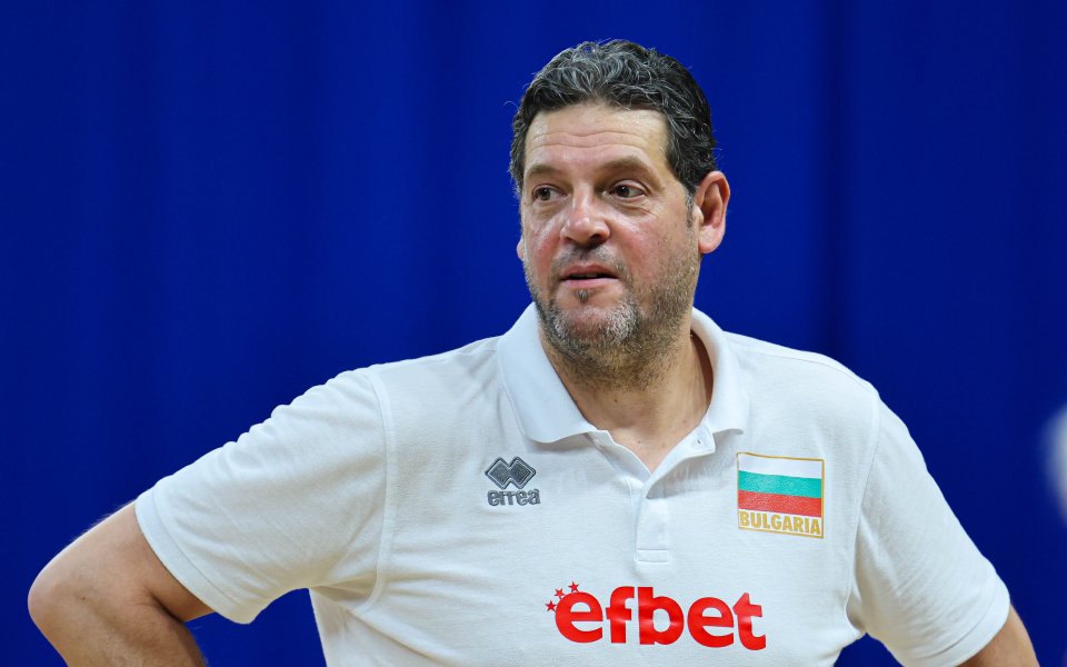 Селекционерът на мъжкия национален отбор по волейбол - Пламен Константинов,