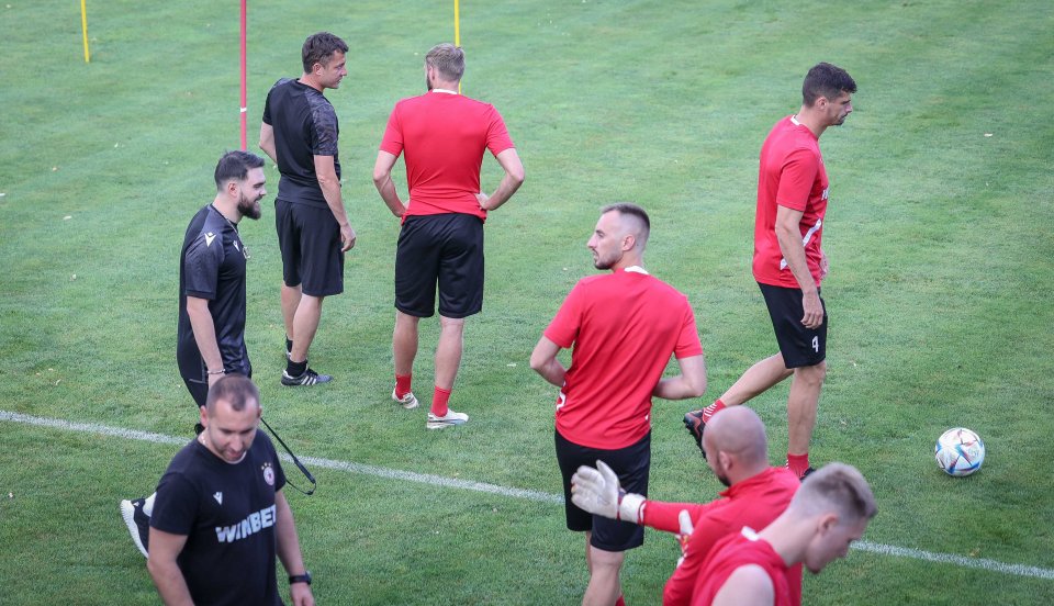 Официална тренировка на ЦСКА преди първия мач със Сепси в1