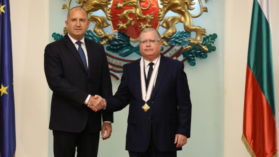 Президентът удостои израелския посланик с орден „Мадарски конник“