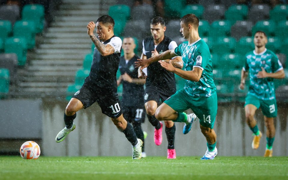 Отборите на Олимпия и Лудогорец играят при резултат 1:1 в мач