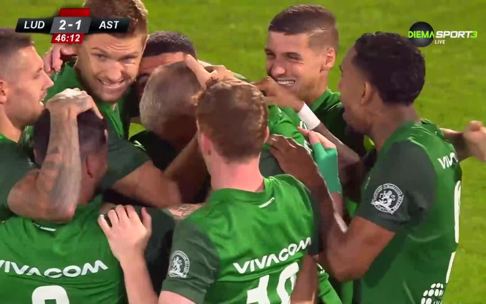 Лудогорец отново излезе напред в резултата, след като още в