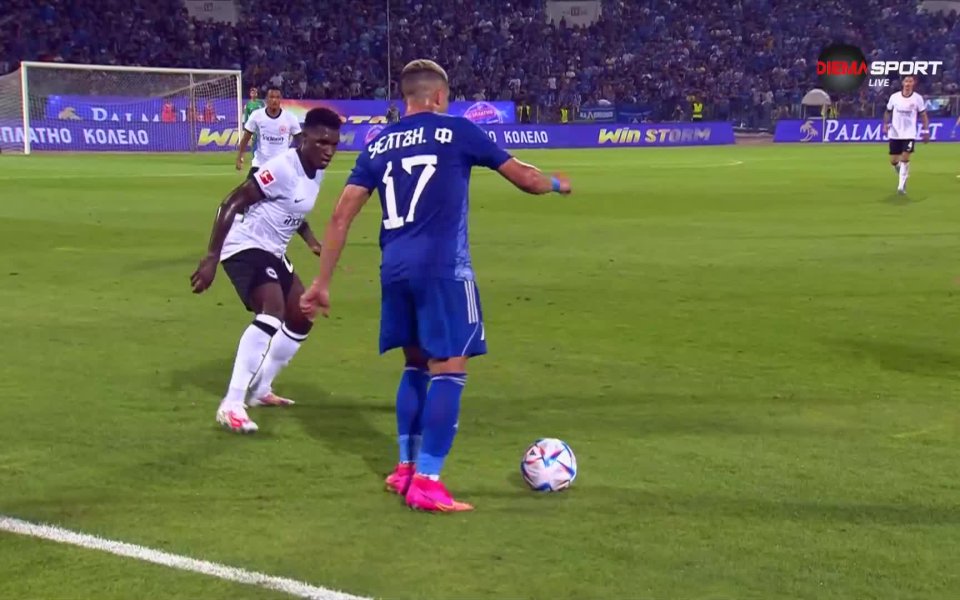 Отборът на Левски губи с 0:1 от Айнтрахт Франкфурт след