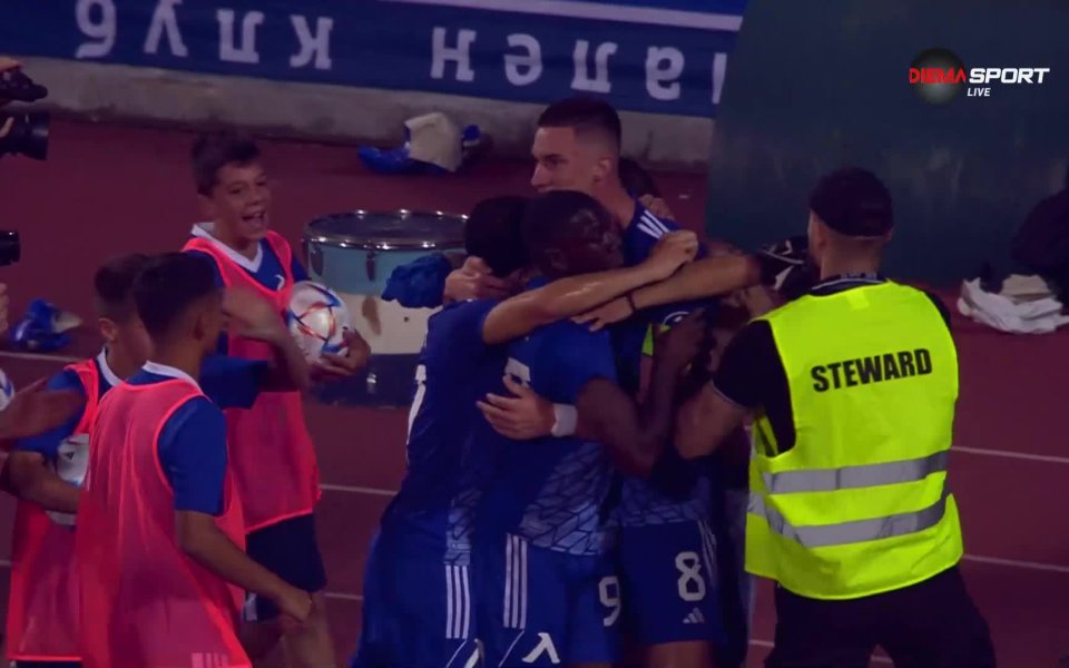 Отборът на Левски изравни на Айнтрахт дълбоко в добавеното време