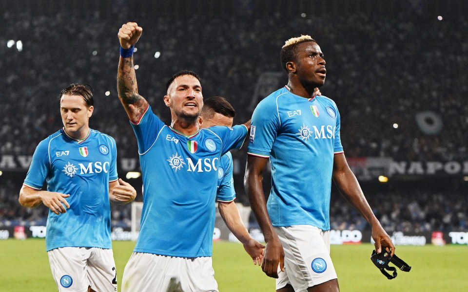 Шампионът на Италия – Наполи, победи Сасуоло с 2:0 на