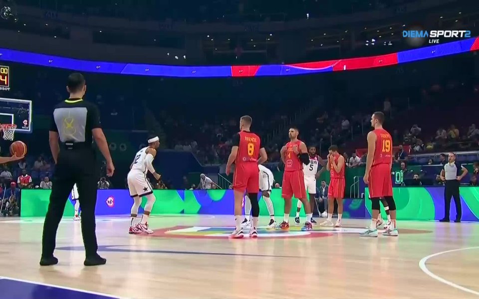 САЩ победи Черна гора с 85:73 на Световното първенство по