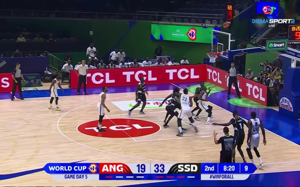 Южен Судан надви Ангола със 101 на 78 в мач