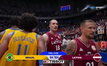 Латвия надви Бразилия със 104 на 84 в мач от
