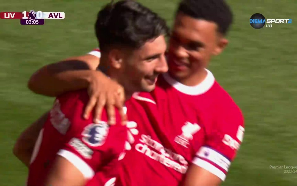 Ливърпул опитваше в първите минути да създаде напрежение в полето