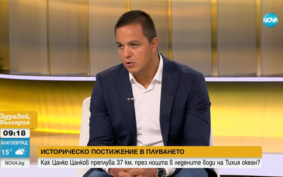 Наскоро Цанко Цанков записа историческо постижение, преплувайки 37 км за