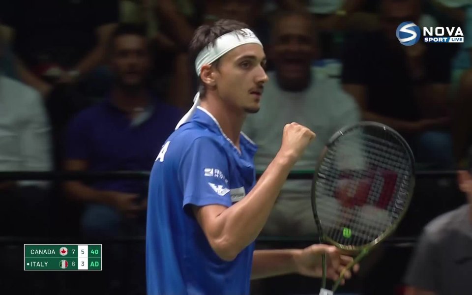 Първата среща между Канада и Италия в Купа Дейвис отиде на