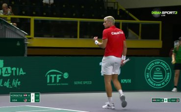 Хърватия изравни резултата срещу САЩ в Купа Дейвис след като